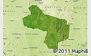 Satellite Map of Seguelon, physical outside