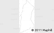 Blank Simple Map of Tieme, cropped outside, no labels