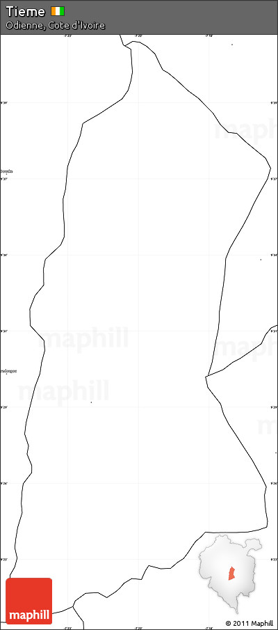 Blank Simple Map of Tieme
