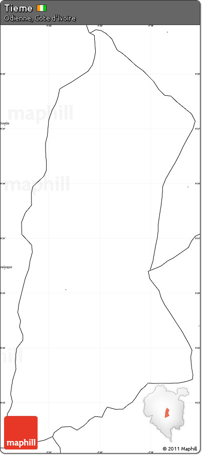 Blank Simple Map of Tieme