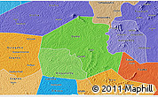 Political Shades 3D Map of Oume