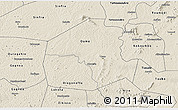 Shaded Relief 3D Map of Oume