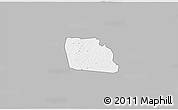 Gray 3D Map of Diegonefla, single color outside