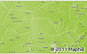 Physical 3D Map of Diegonefla