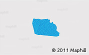 Political 3D Map of Diegonefla, cropped outside