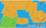 Political 3D Map of Diegonefla
