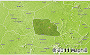 Satellite 3D Map of Diegonefla, physical outside