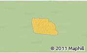 Savanna Style 3D Map of Diegonefla, single color outside