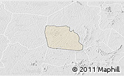 Shaded Relief 3D Map of Diegonefla, lighten, desaturated