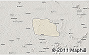 Shaded Relief 3D Map of Diegonefla, semi-desaturated