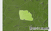 Physical Map of Diegonefla, darken
