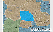 Political Map of Diegonefla, semi-desaturated