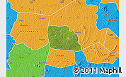 Satellite Map of Diegonefla, political outside