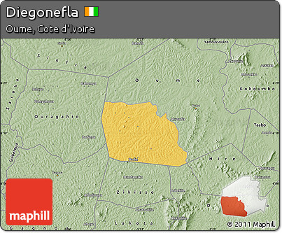 Savanna Style Map of Diegonefla