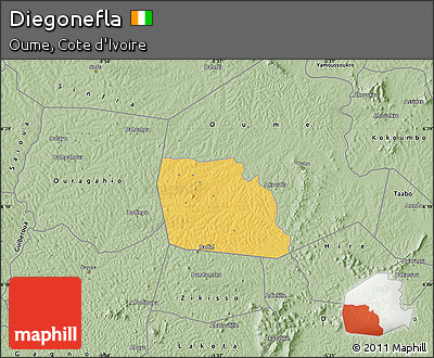 Savanna Style Map of Diegonefla