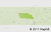 Physical Panoramic Map of Diegonefla, lighten