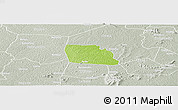 Physical Panoramic Map of Diegonefla, lighten, semi-desaturated