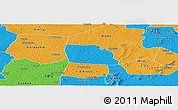 Political Panoramic Map of Diegonefla