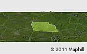 Satellite Panoramic Map of Diegonefla, darken