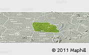 Satellite Panoramic Map of Diegonefla, lighten, semi-desaturated