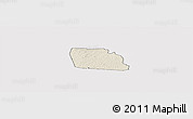 Shaded Relief Panoramic Map of Diegonefla, cropped outside