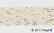 Shaded Relief Panoramic Map of Diegonefla