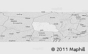 Silver Style Panoramic Map of Diegonefla