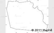 Blank Simple Map of Diegonefla, cropped outside, no labels