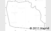 Blank Simple Map of Diegonefla, cropped outside