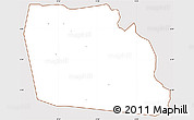 Classic Style Simple Map of Diegonefla, cropped outside
