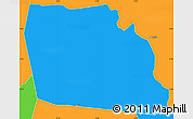 Political Simple Map of Diegonefla