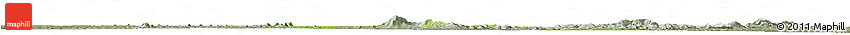 Physical Horizon Map of Oume, semi-desaturated