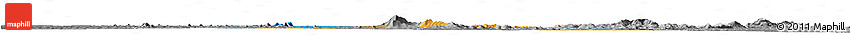 Political Horizon Map of Oume, desaturated
