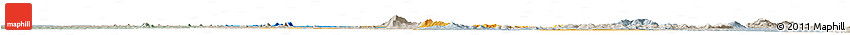 Political Horizon Map of Oume, lighten, semi-desaturated