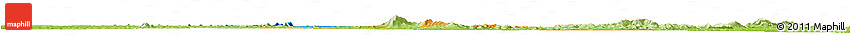 Political Horizon Map of Oume, physical outside Political Horizon Map of Oume, physical outside