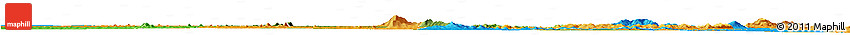 Satellite Horizon Map of Oume, political outside