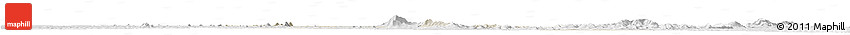Shaded Relief Horizon Map of Oume, lighten, desaturated Shaded Relief Horizon Map of Oume, lighten, desaturated