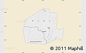 Classic Style Map of Oume, single color outside