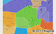 Political Shades Map of Oume