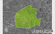 Satellite Map of Oume, desaturated