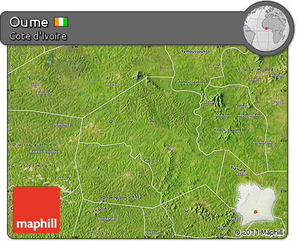 Satellite Map of Oume