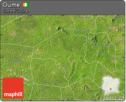 Satellite Map of Oume