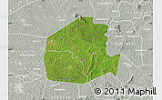Satellite Map of Oume, lighten, semi-desaturated