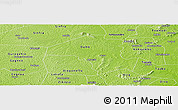 Physical Panoramic Map of Oume