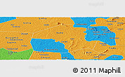 Political Panoramic Map of Oume