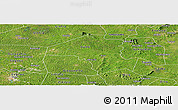 Satellite Panoramic Map of Oume