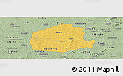 Savanna Style Panoramic Map of Oume