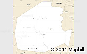 Classic Style Simple Map of Oume