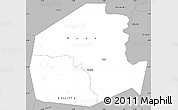 Gray Simple Map of Oume