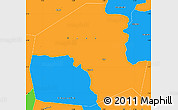 Political Simple Map of Oume